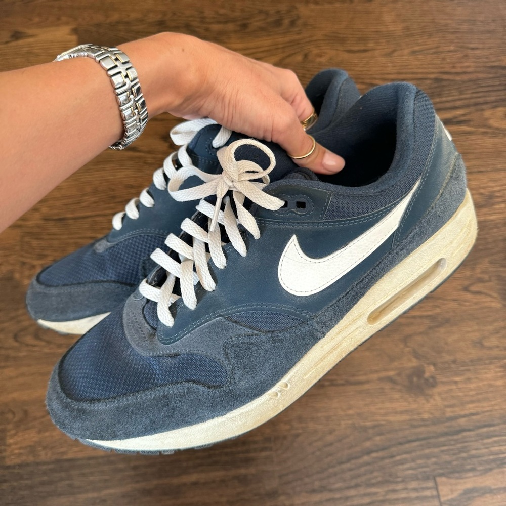 Nike Blue and White Athletic Shoes